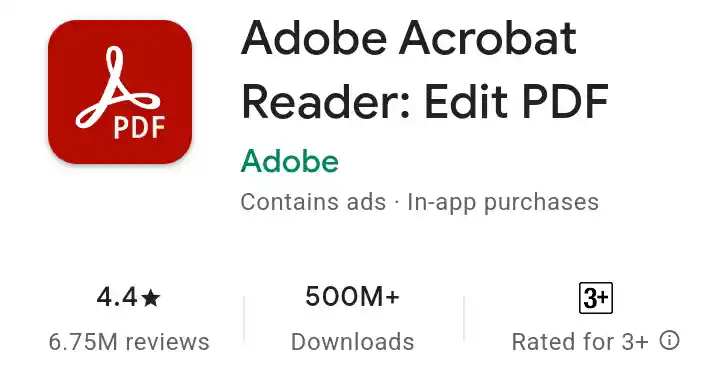 adobe acrobat reader