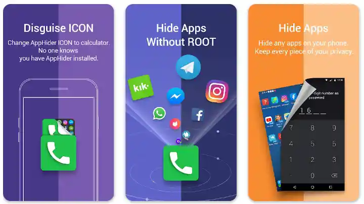 dialer lock for hider