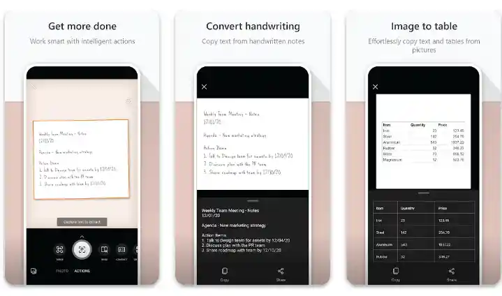 microsoft lense pdf scanner